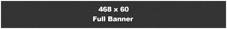 468 x 60 Full Banner Banner Ad