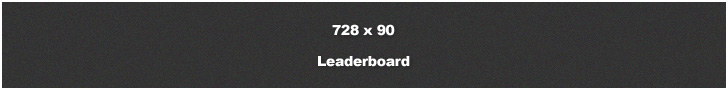 728 x 90 Leaderboard Banner Ad